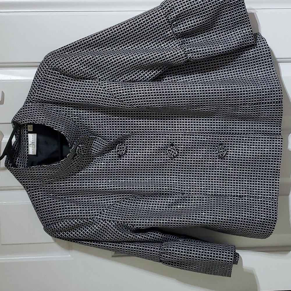 Beautiful Holiday jacket silver and black